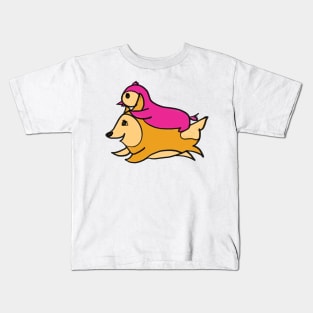 Penguins & Dog Kids T-Shirt